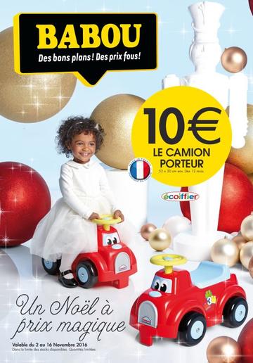 Catalogue Babou Noël 2016