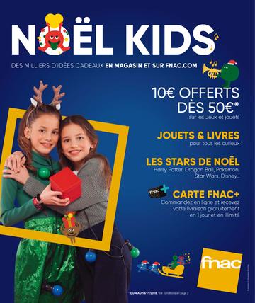 Catalogue Fnac Noël Kids 2018