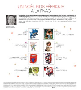Catalogue Fnac Noël 2015 page 3