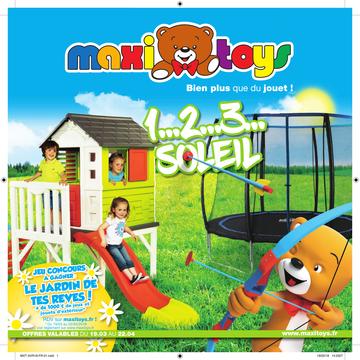 Catalogue Maxi Toys France 1...2...3... Soleil Printemps 2018
