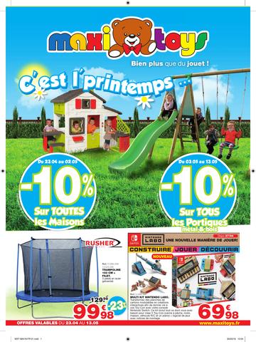 Catalogue Maxi Toys France C'est L'Printemps 2018