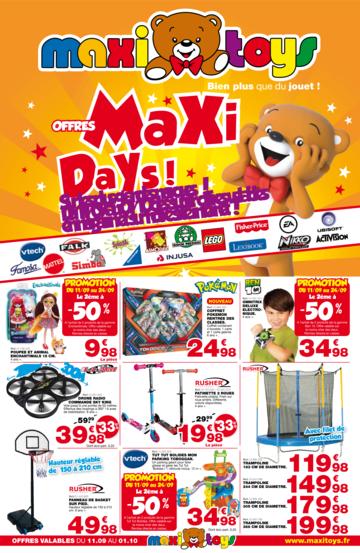 Catalogue Maxi Toys France Maxi Days 2017