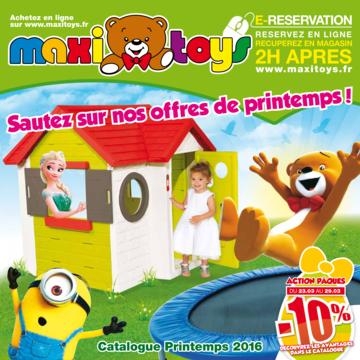 Catalogue Maxi Toys France Printemps 2016
