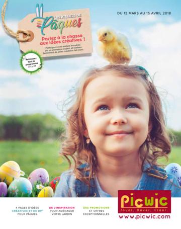 Catalogue Picwic France Pâques 2018