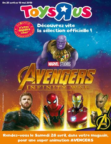 Catalogue Toys'R'Us Sélection Avengers Infinity War 2018