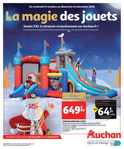 Catalogue Auchan Noël 2018 Spécial Jouets XXL page 1