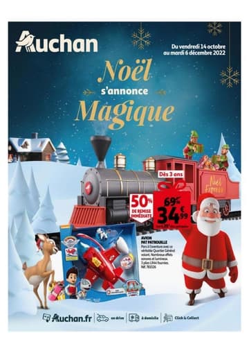 Catalogue Auchan Noël 2022