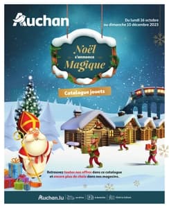 Catalogue Auchan Luxembourg Noël 2023 page 1