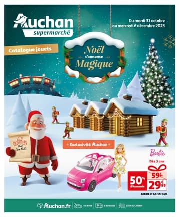 Catalogue Auchan Supermarché Noël 2023
