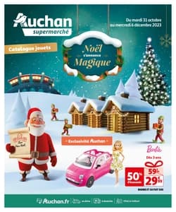 Catalogue Auchan Supermarché Noël 2023 page 1