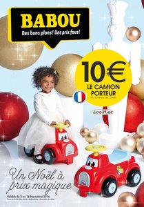 Catalogue Babou Noël 2016 page 1