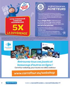 Catalogue Carrefour Belgique Noël 2017 page 2