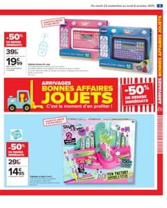 Catalogue Carrefour Arrivages Bonnes Affaires Jouets 2025 page 5