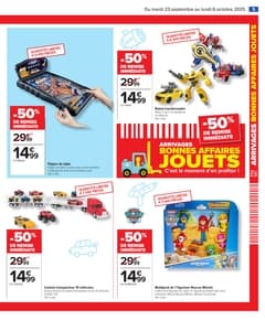 Catalogue Carrefour Arrivages Bonnes Affaires Jouets 2025 page 7