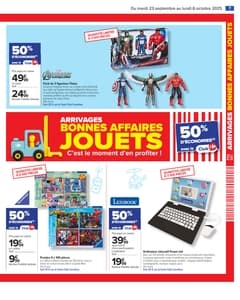 Catalogue Carrefour Arrivages Bonnes Affaires Jouets 2025 page 9