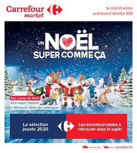 Catalogue Carrefour Market Noël 2020 page 1