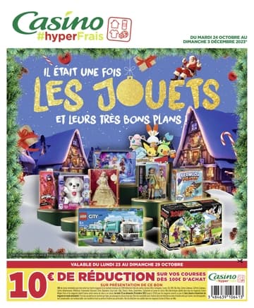 Catalogue de Noël 2023 des Hypermarchés Casino#hyperFrais