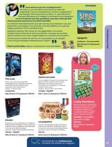 Catalogue Cultura Guide des Jeux 2022-2023 page 47