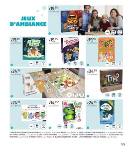Dépliant des magasins Dreamland Belgique Noël 2020 page 125