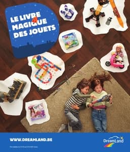Dépliant des magasins Dreamland Belgique Noël 2021 page 1