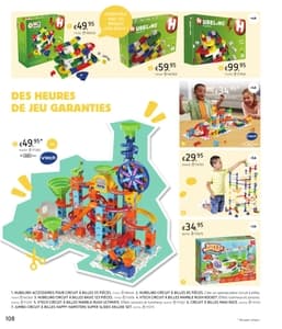 Dépliant des magasins Dreamland Belgique Noël 2021 page 108