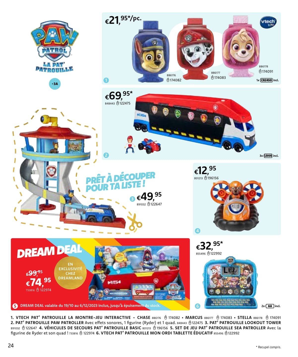 Catalogue Dreamland Belgique Saint Nicolas 2023 Catalogue de jouets