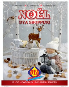Catalogue Dya Shopping Noël 2015 page 1