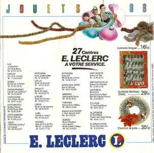 Catalogue E-Leclerc Noël 1988 page 47