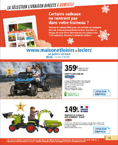 Catalogue E-Leclerc Noël 2019 page 119