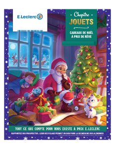 Catalogue E-Leclerc Noël 2021 Chapitre Jouets page 1