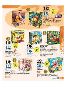 Catalogue E-Leclerc Noël 2021 Chapitre Jouets page 83