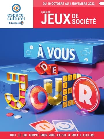 Catalogue E.Leclerc Spécial Jeux De Société 2023