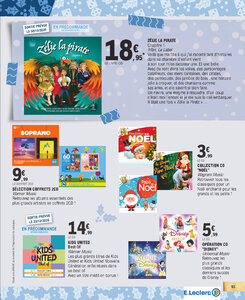 Catalogue Hypermarchés E-Leclerc de Noël 2020 page 93