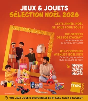 Catalogue Fnac Jeux & Jouets Noël 2026: la sélection de Noël