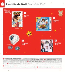 Catalogue Fnac Noël 2016 page 4