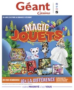 Catalogue des hypermarchés Géant Casino de Noël 2021 page 1