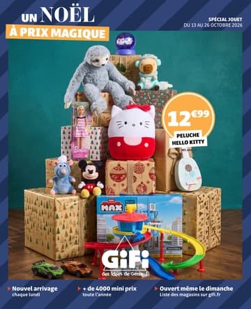 Catalogue GiFi Noël 2026