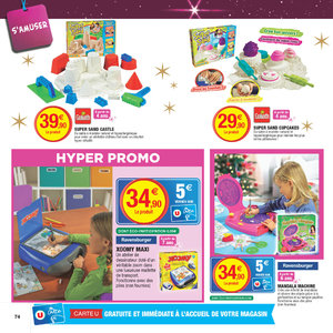 Catalogue Hyper U Noël 2016 page 74