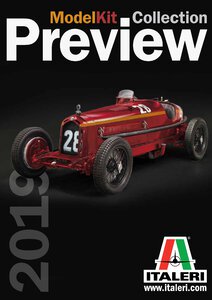 Catalogue de maquettes Italeri Preview 2019 page 1