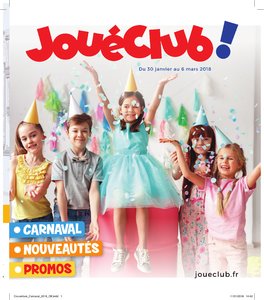 Catalogue JouéClub Carnaval 2018 page 1