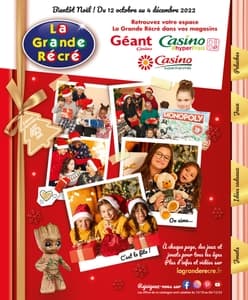 Catalogue La Grande Récré Espaces Géant Casino Noël 2022 page 1