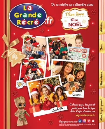 Catalogue La Grande Récré Noël 2022