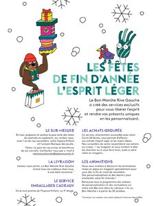 Catalogue du magasin Le Bon Marché Rive Gauche France Noël 2020 page 3