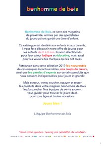 Catalogue Bonhomme de bois France Sélection 2019 page 3