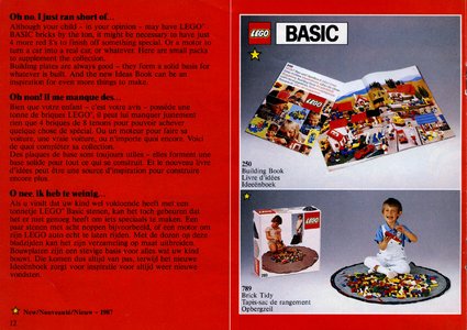 Catalogue LEGO 1987 page 12