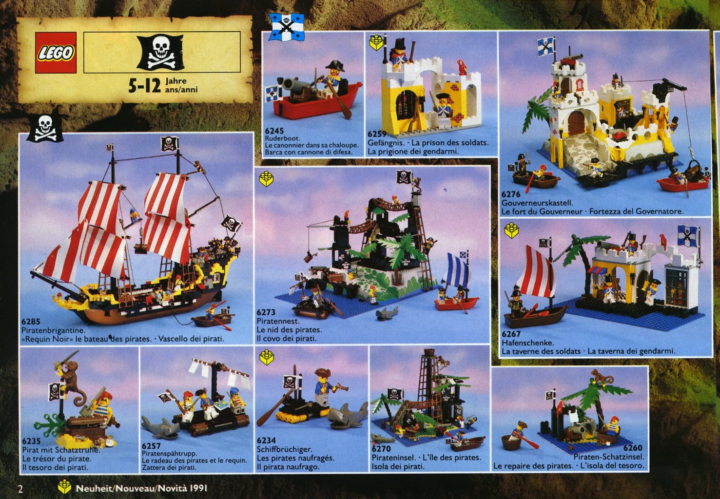 ubehagelig følelse højen Catalogue LEGO 1991 | Catalogue de jouets