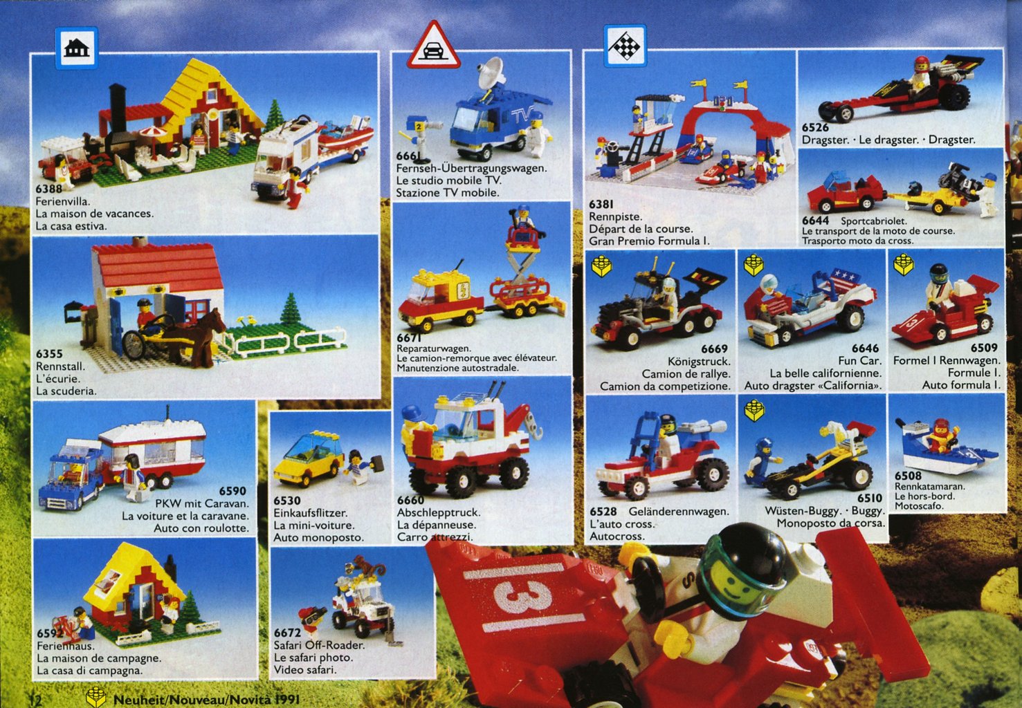 ubehagelig følelse højen Catalogue LEGO 1991 | Catalogue de jouets
