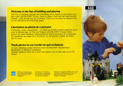 Catalogue LEGO 1987 page 2
