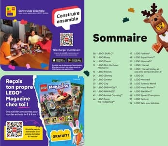Catalogue LEGO Second Semestre Juillet À Décembre 2025 page 3