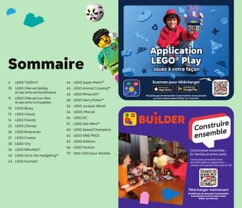 Catalogue LEGO Second Semestre Juillet À Décembre 2026 page 2